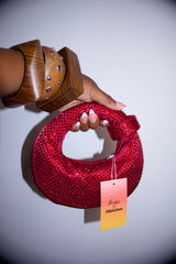 Melissa bag (red, black, gold)